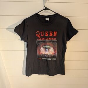 Queen + Adam Lambert band shirt